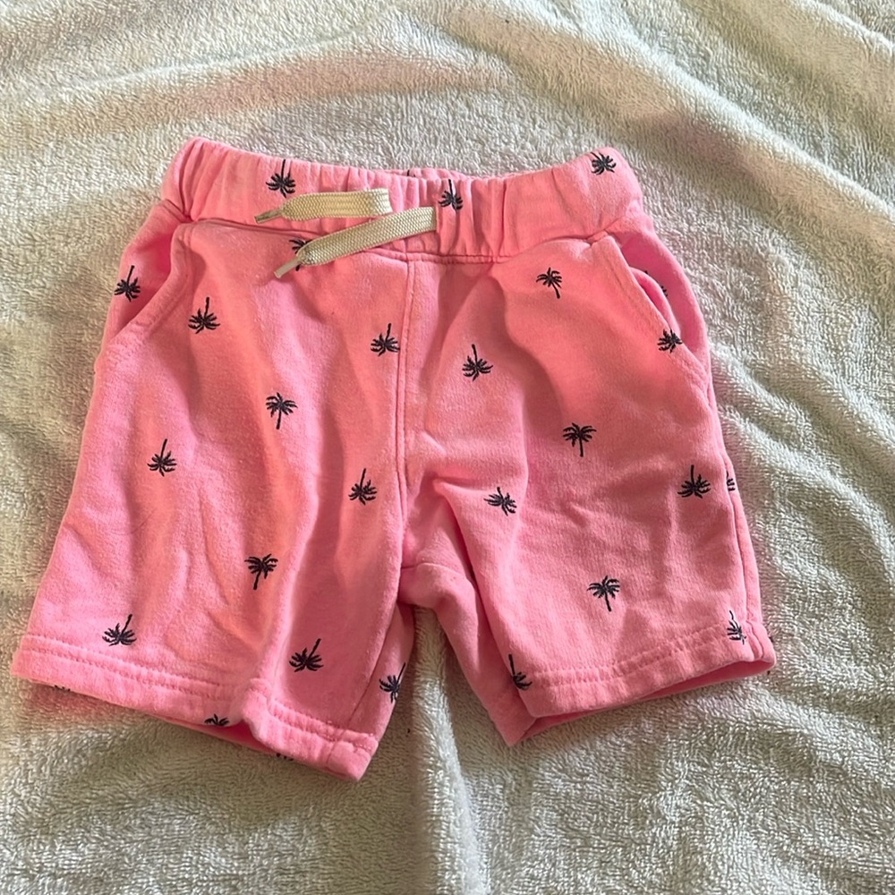 Old navy pink pal tree print shorts